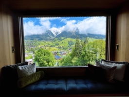 Who needs a tv when the view is like this, view out of the window with a window seat. Ross Woodhall - Action & Lifestyle Photography