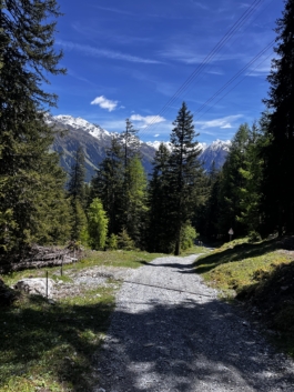 Gravel path in the mountains. Ross Woodhall - Action & Lifestyle Photography